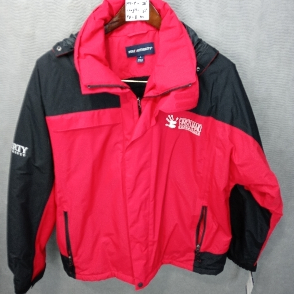 Port Authority Nootka jacket red fleece lined